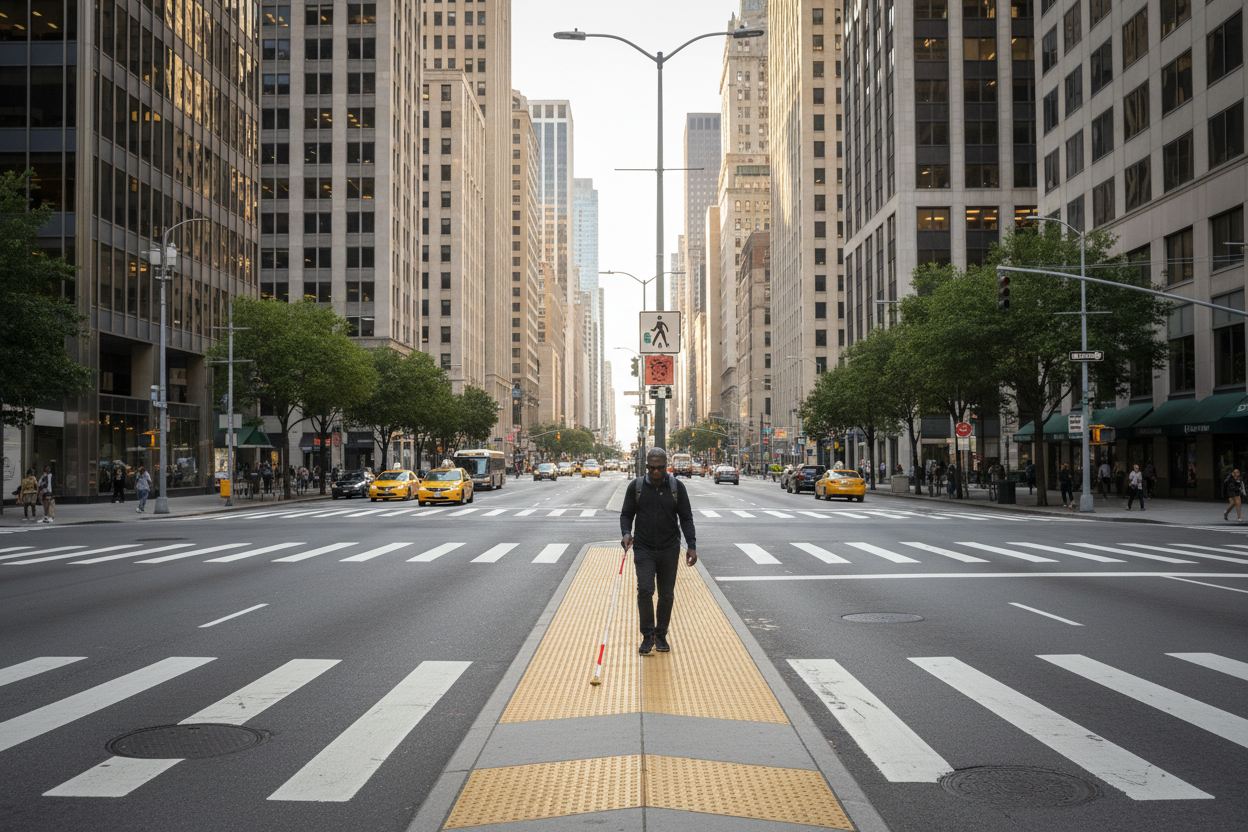 make it a black person, and make the person smaller in the picture so that it's not the main main focus